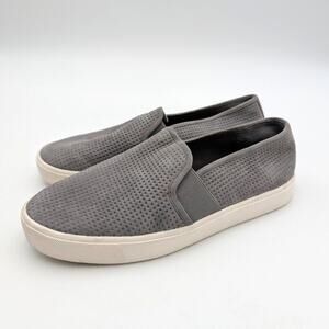 Vince Blair Slip On Sneaker Shoes Round Toe Women's Stone Grey Size US6M EU36